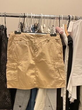 Polo by Ralph Lauren Khaki Cargo Mini Skirt 👵🏼MT sz26